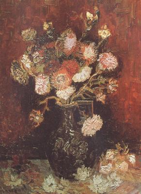 Vincent Van Gogh Vase wtih Asters and Phlox (nn04) Norge oil painting art
